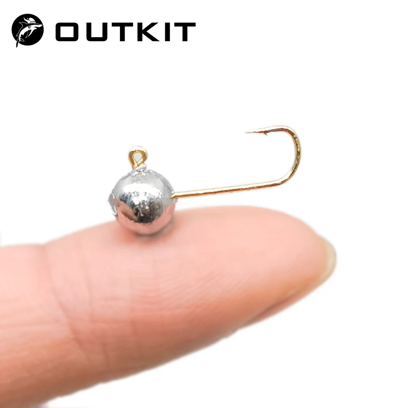 OUTKIT 10pcs Mini Jig Head Hoo - Fishing Hook Offset reseña y precio