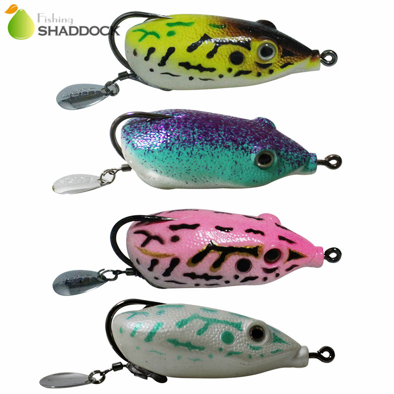 4pcs Rubber Soft Frog Fishing  - Fishing Hook Assortment reseña y precio