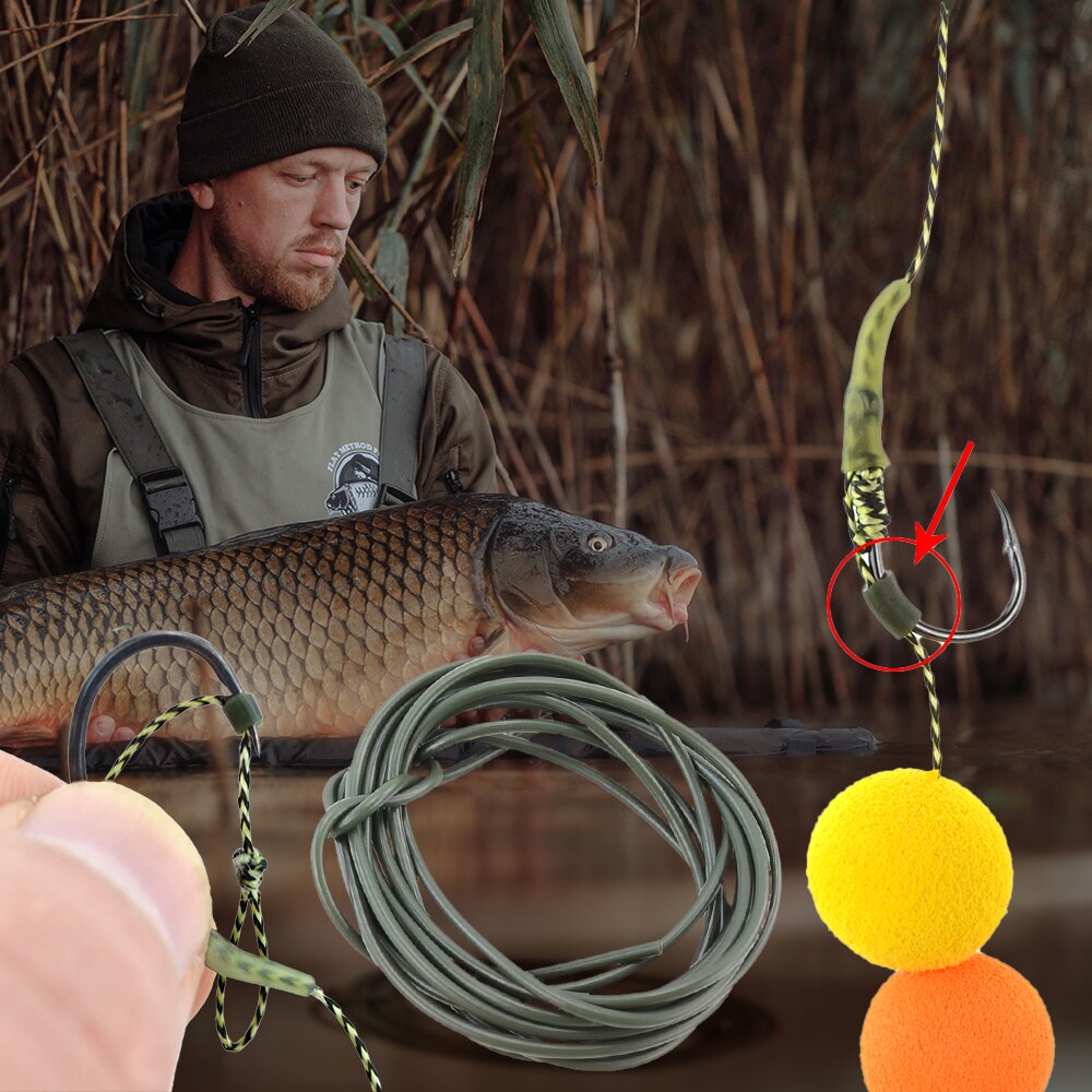 Carp Fishing Silicone Tube For - Fishing Hook Size reseña y precio