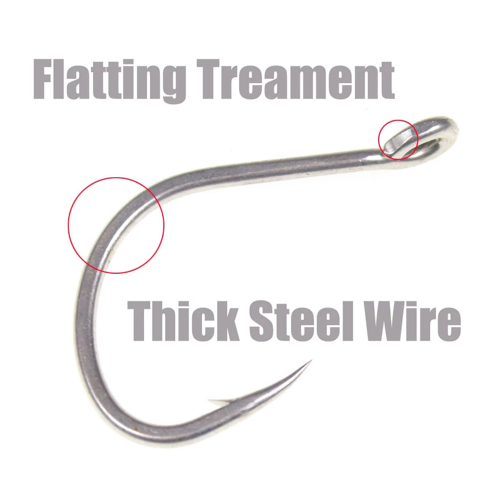 10pcs Matte Tin Anti-rust Salt - Fishing Hook Barbless reseña y precio