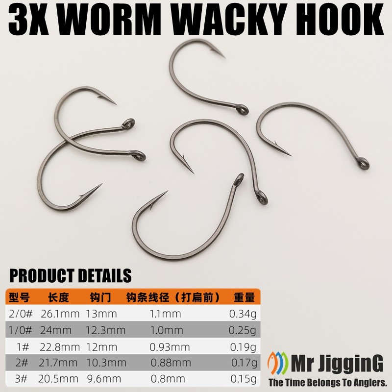 Mr JigginG PTFE Super Slide Wa - Fishing Hook Offset reseña y precio