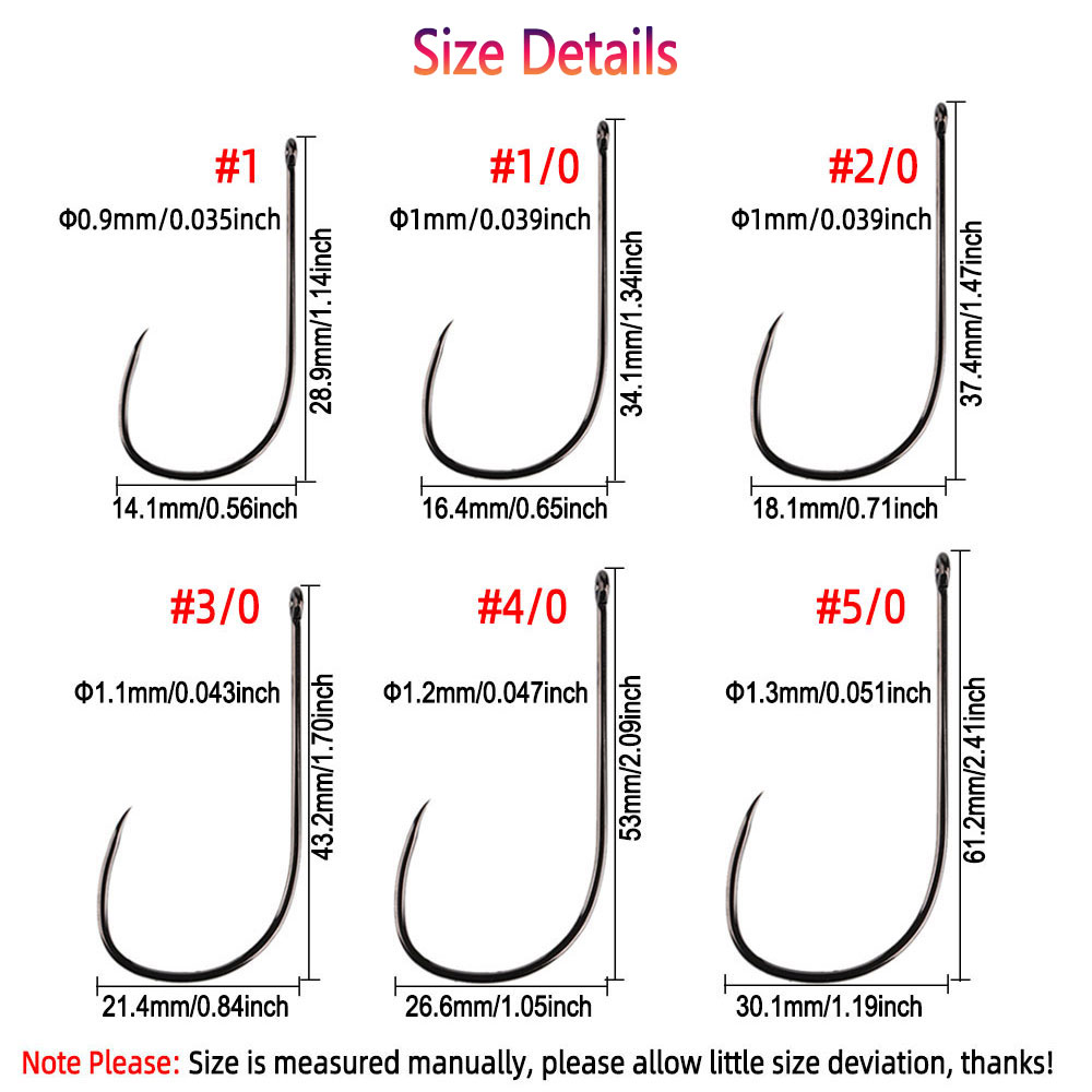 Bimoo 20pcs #1~5/0 Barbless Lo - Fishing Hook Barbless reseña y precio