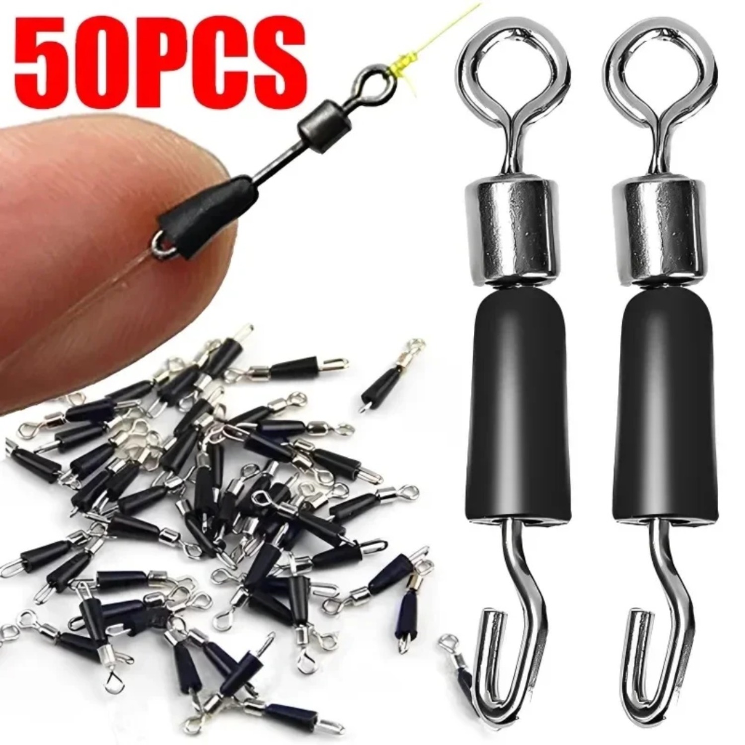 50pcs Carp Fishing Quick Chang - Fishing Hook Jig reseña y precio
