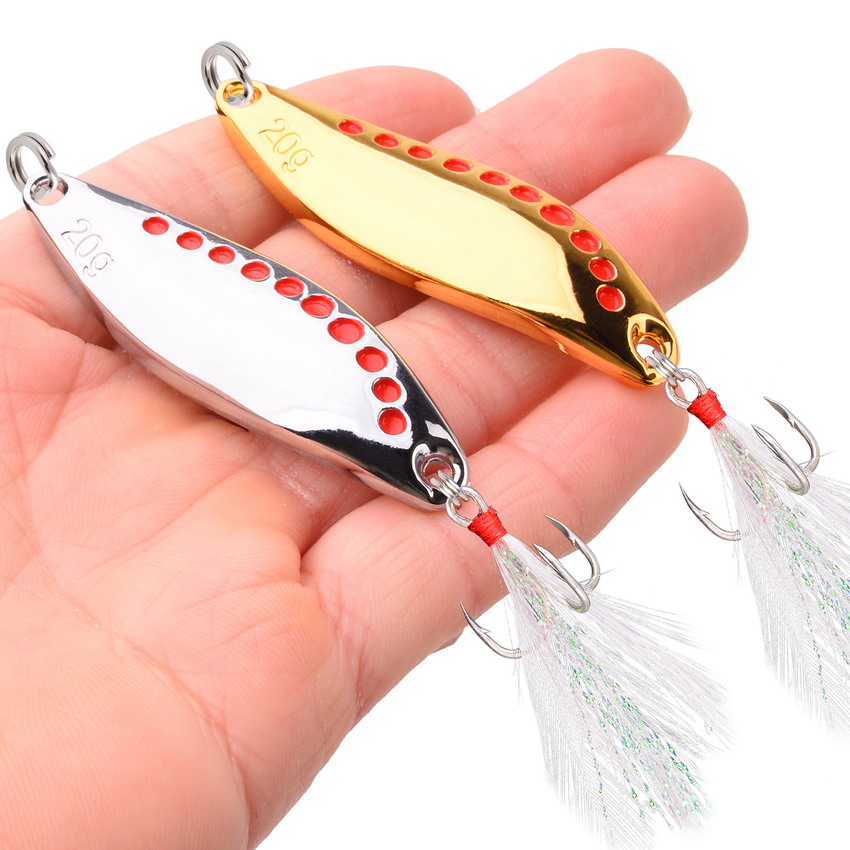 8PCS/Set Lure Metal Spinner Sp - Fishing Hook Treble reseña y precio