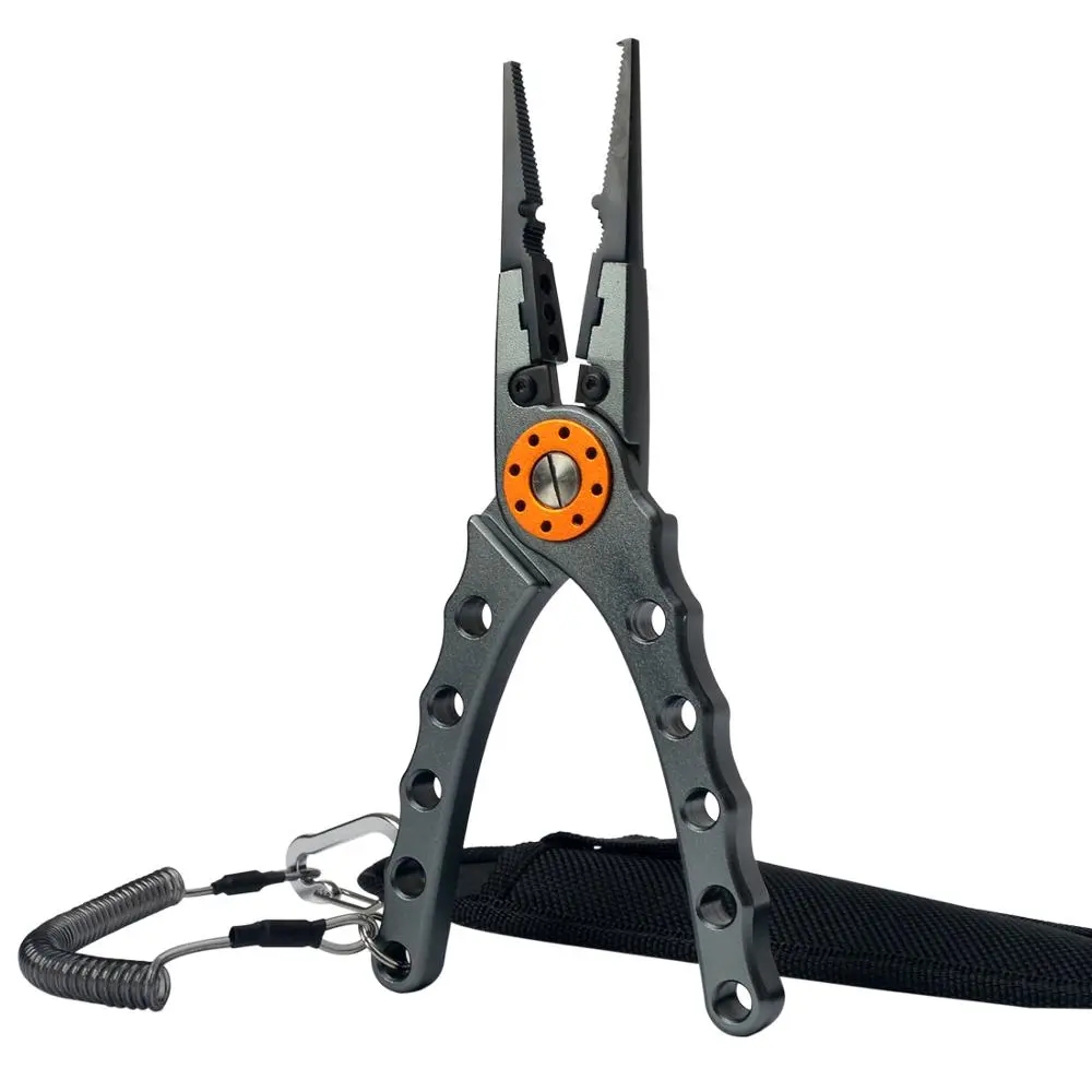 Fishing Pliers Line Cutter Mul - Fishing Hook Sharpener reseña y precio