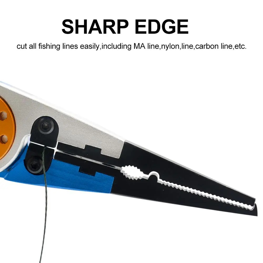 Fishing Pliers Line Cutter Mul - Fishing Hook Sharpener reseña y precio