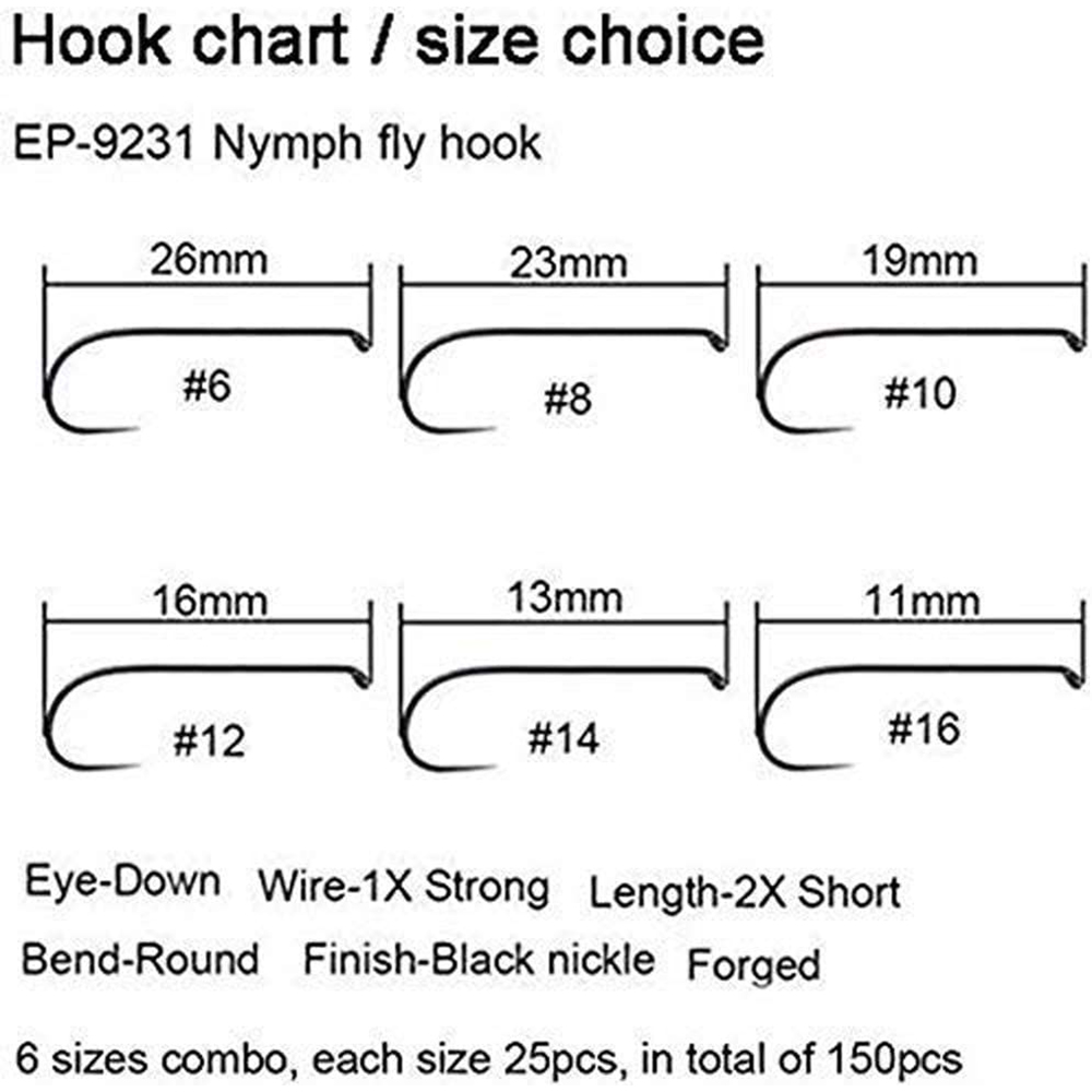 Aventik Eupheng 100PCS Competi - Fishing Hook Barbless reseña y precio