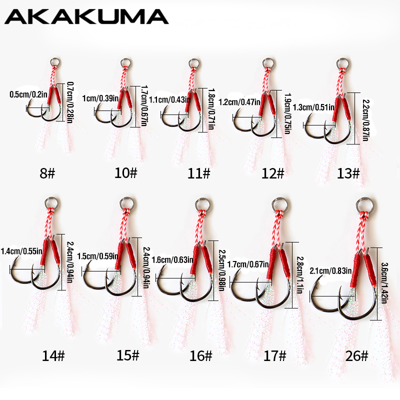 10Pcs Fishing Hooks Single Hoo - Fishing Hook Assortment reseña y precio