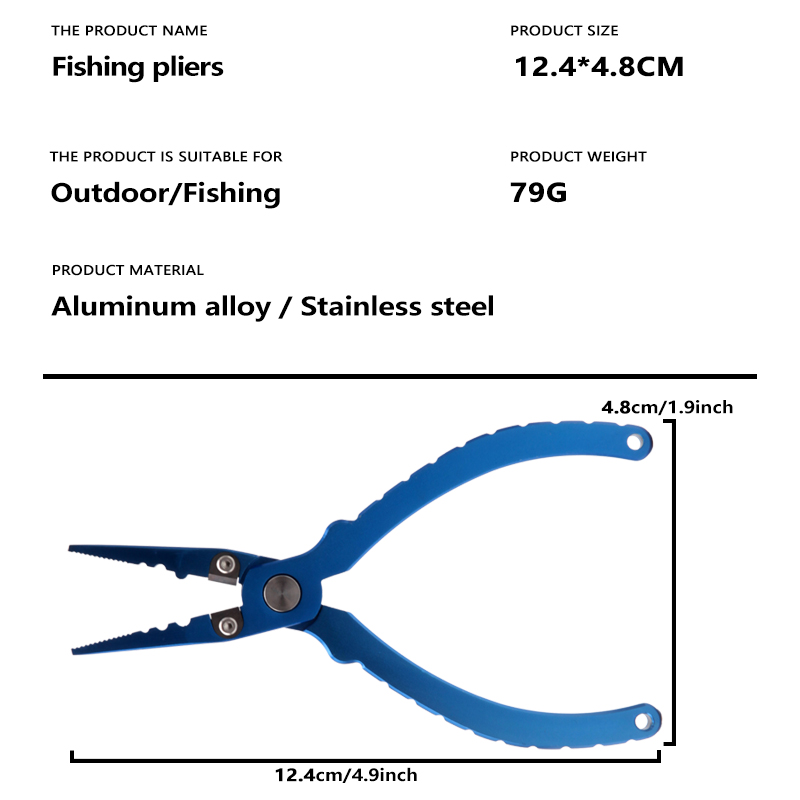 Fishing Tongs, Ultra Light Alu - Fishing Hook Sharpener reseña y precio