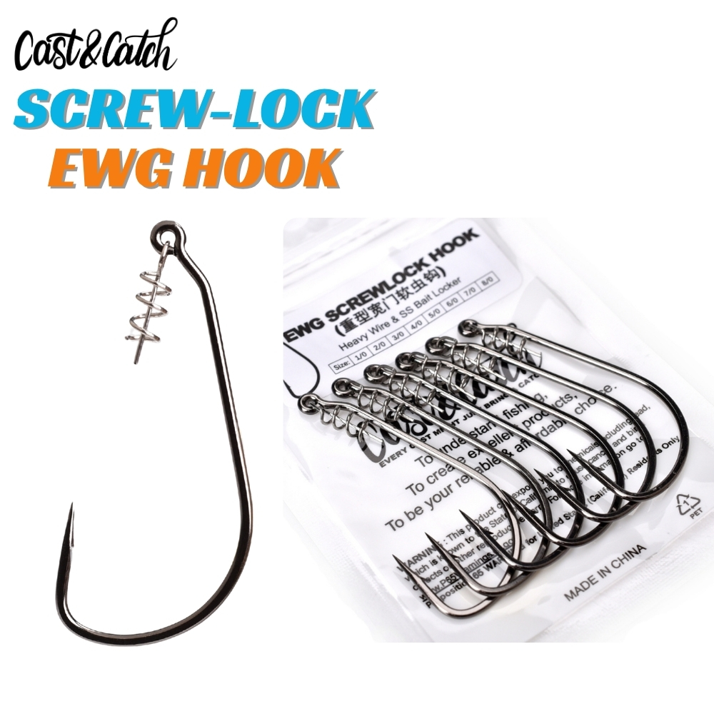Cast&Catch SCREW-LOCK Weedless - Fishing Hook Weedless reseña y precio