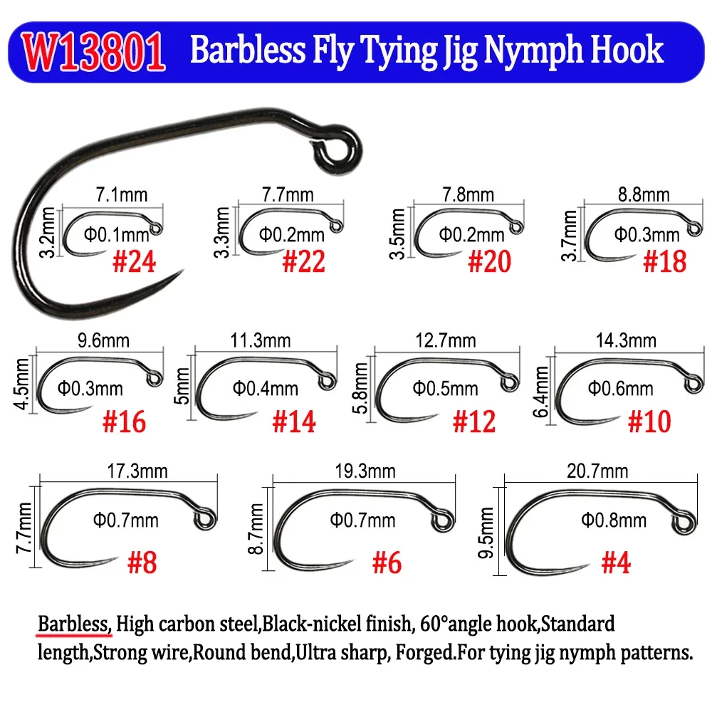 200pcs Barbed and Barbless Fis - Fishing Hook Barbless reseña y precio