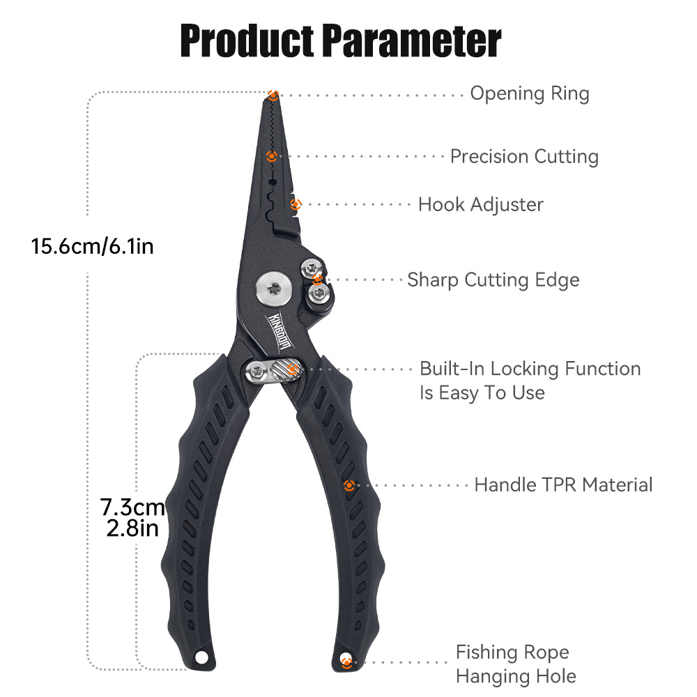 Kingdom Fishing Pliers Multifu - Fishing Hook Stainless Steel reseña y precio