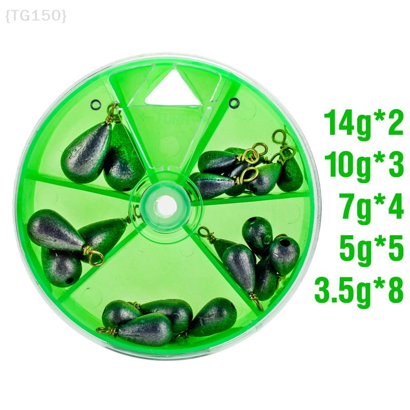 【TG150】22Pcs/Box Fishing Bait  - Fishing Hook Box reseña y precio