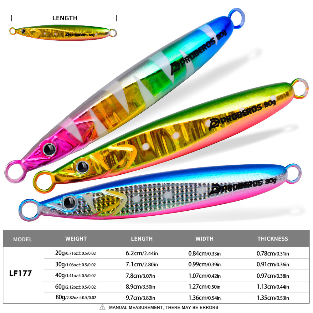 LHFSH Luminous Metal Jig Fishi - Fishing Hook Treble reseña y precio