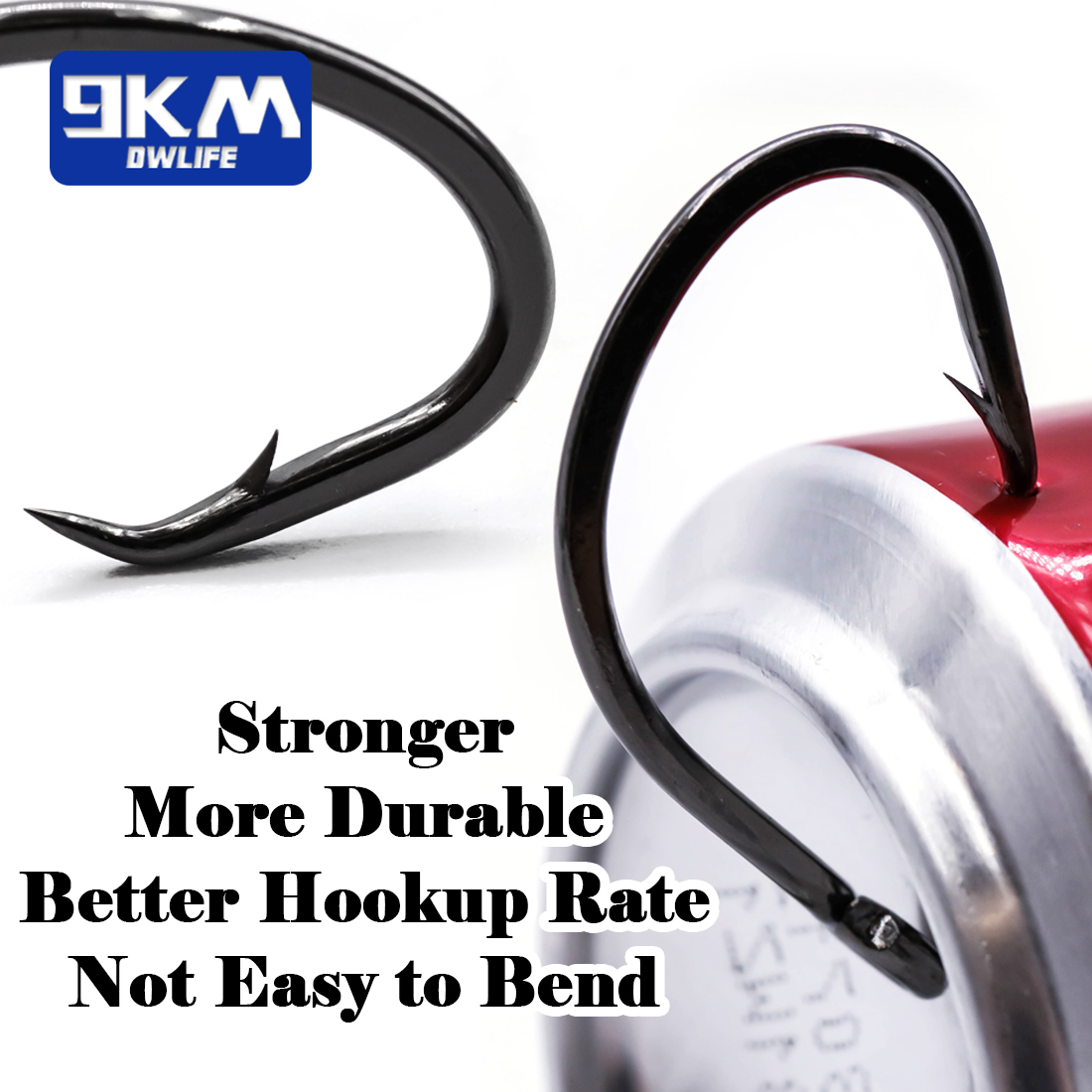 9KM Circle Hooks 25~50Pcs Salt - Fishing Hook Circle reseña y precio