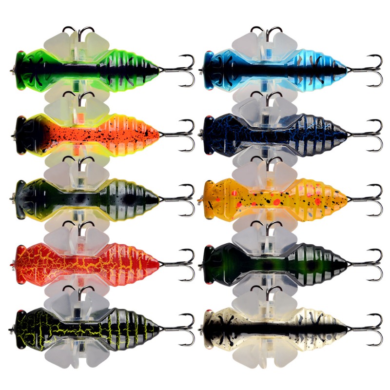 1pc Topwater Spinning Tractor  - Fishing Hook Treble reseña y precio