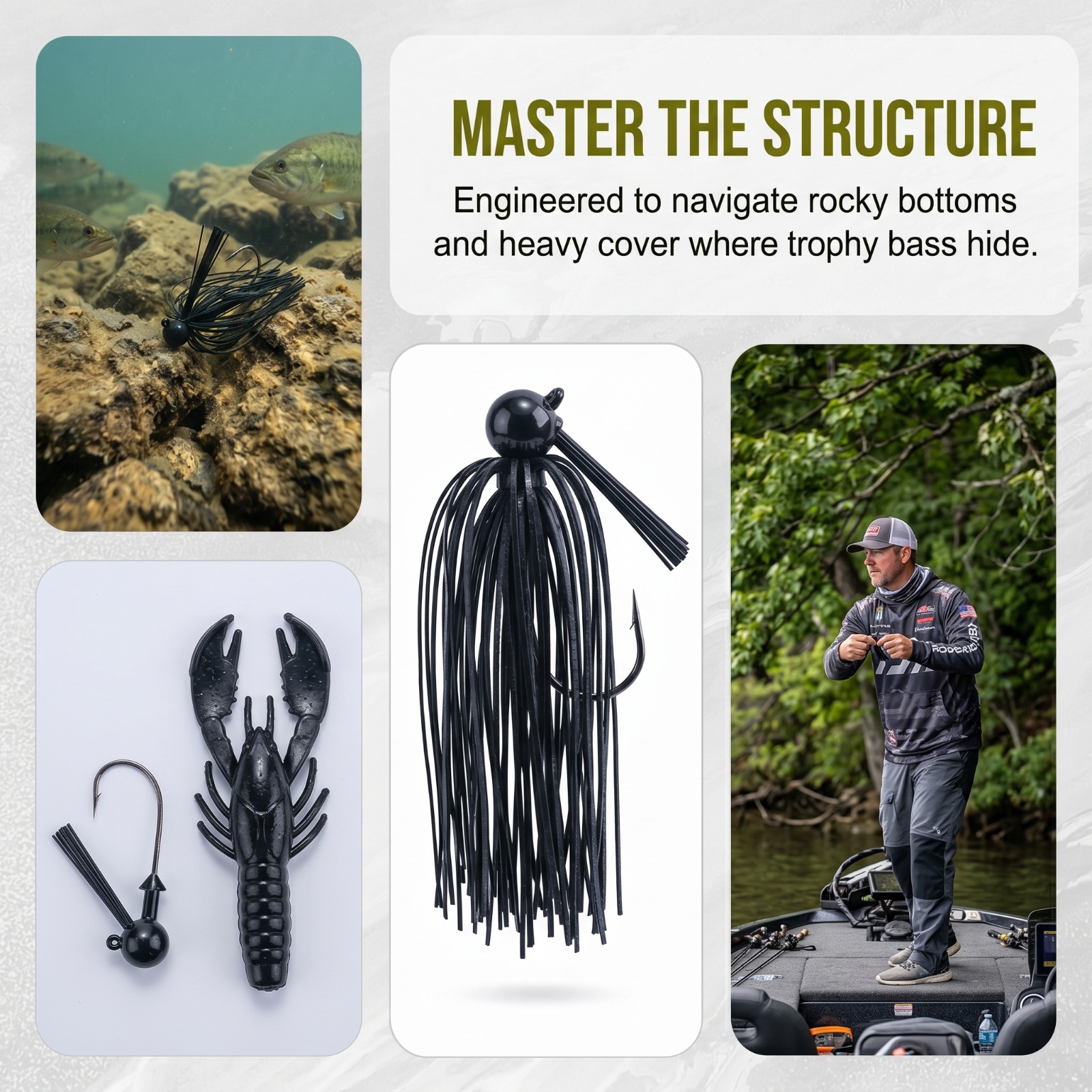Goture 1pcs Swim Football Jig  - Fishing Hook Weedless reseña y precio