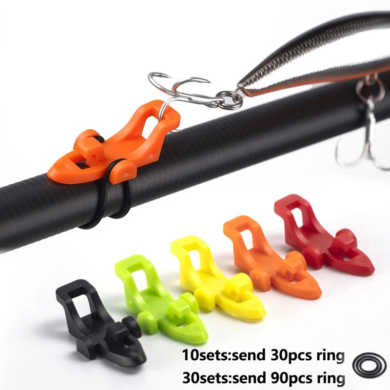 10-30pcs Fishing Rod Pole Hook - Fishing Hook Jig reseña y precio
