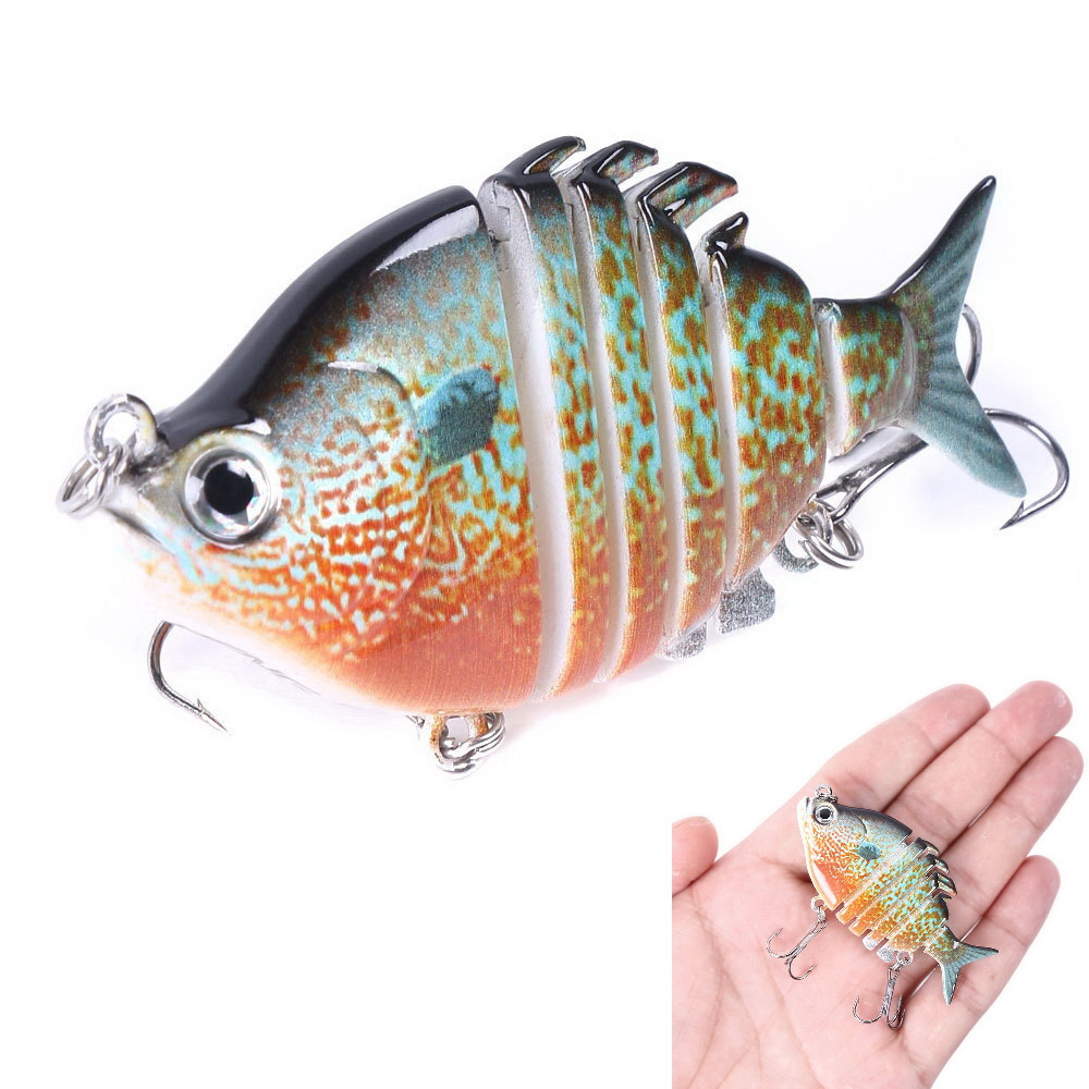 63mm 9.3g Lifelike Tilapia Swi - Fishing Hook Treble reseña y precio