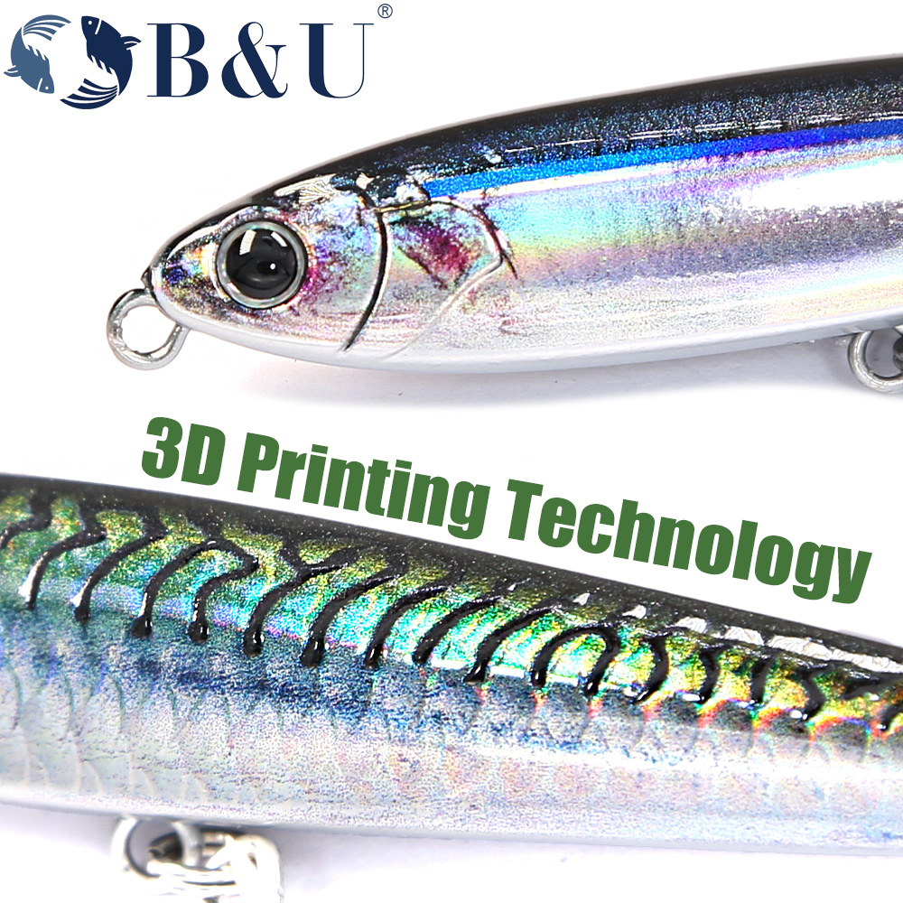B&U Sinking Pencil Fishing Lur - Fishing Hook Treble reseña y precio