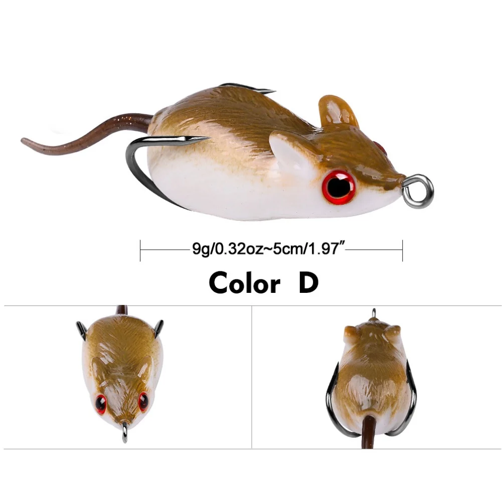 Soft Amphibian Fishing Lure wi - Fishing Hook Weedless reseña y precio