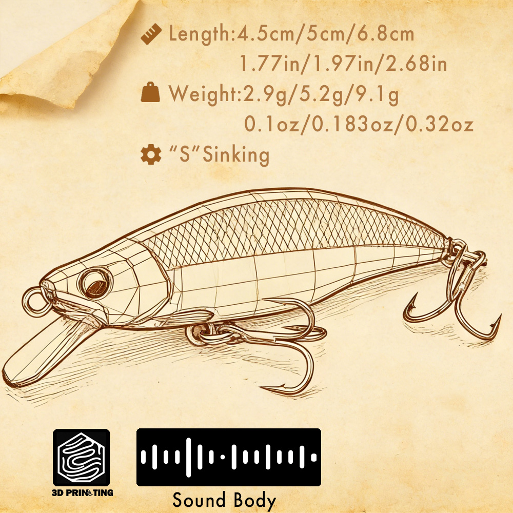 B&U Trout Pattern Hard Bait Si - Fishing Hook Assortment reseña y precio