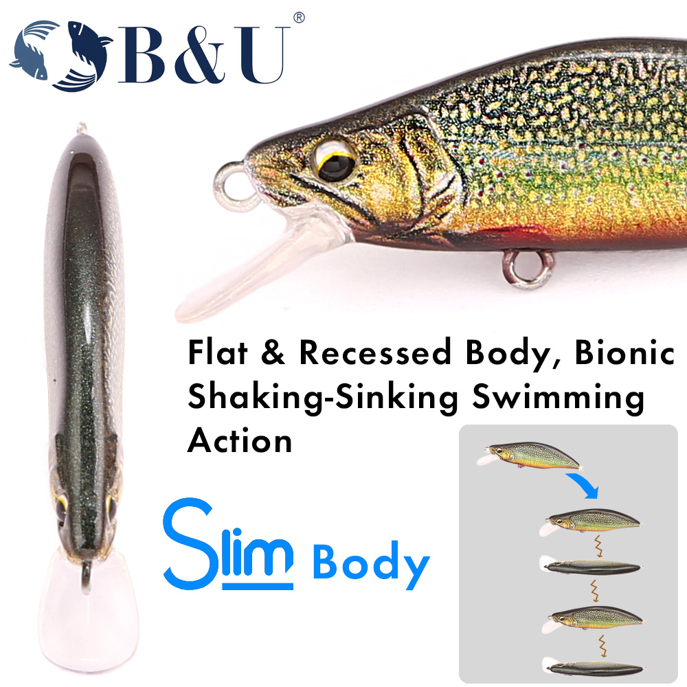 B&U Trout Pattern Hard Bait Si - Fishing Hook Assortment reseña y precio