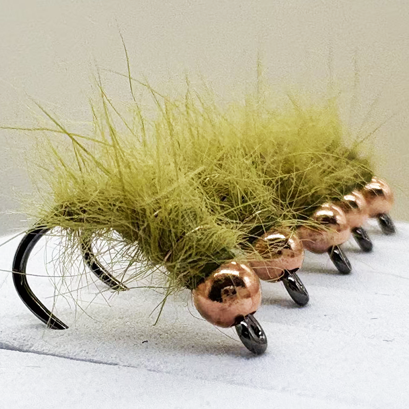 5PCS Fly Fishing Nymphs Wet Fl - Fishing Hook Barbless reseña y precio
