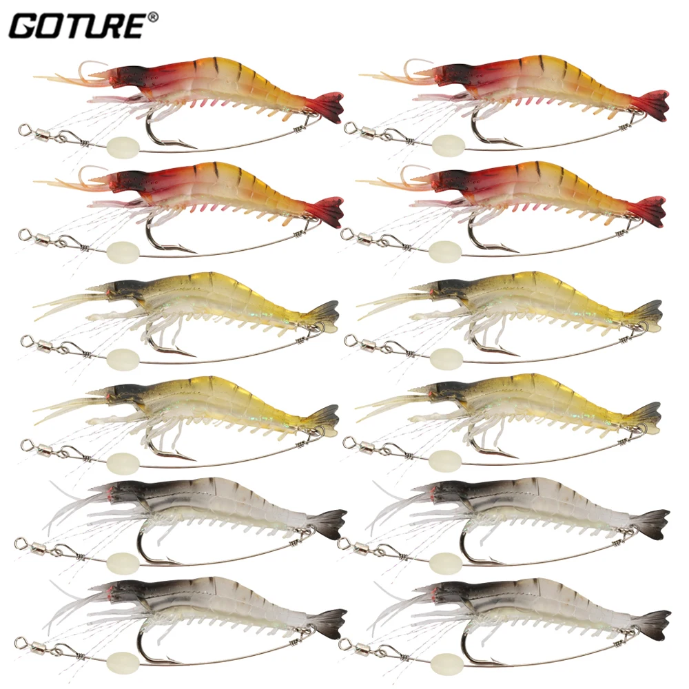 Goture Silicon Shrimp Fishing  - Fishing Hook Assortment reseña y precio