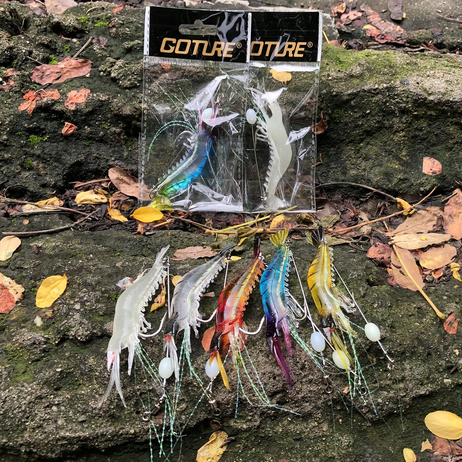 Goture Silicon Shrimp Fishing  - Fishing Hook Assortment reseña y precio