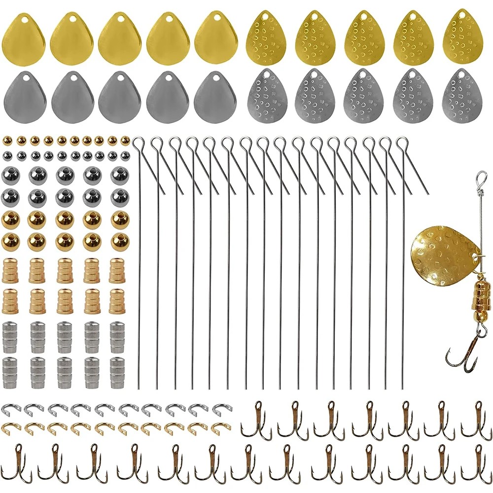 140Pcs Fishing Lures Making Ki - Fishing Hook Treble reseña y precio