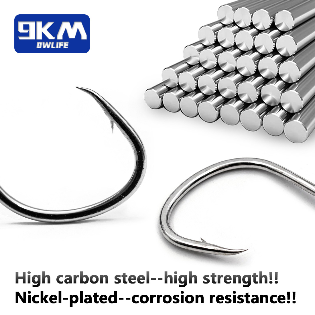 9KM Fishing Hooks Saltwater Li - Fishing Hook Circle reseña y precio