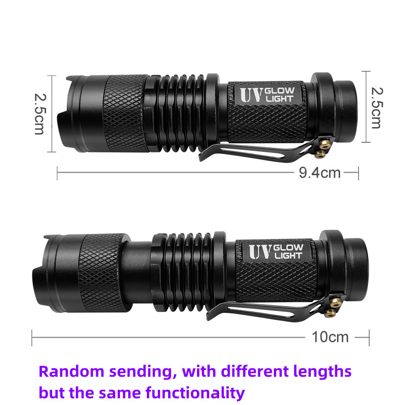 Mini UV Flashlight 395nm Ultra - Fishing Hook Jig reseña y precio