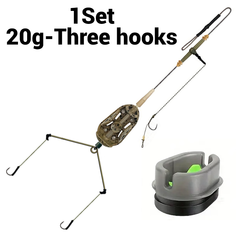 3 Hook Pre-tied Carp Hair Rigs - Fishing Hook Assortment reseña y precio