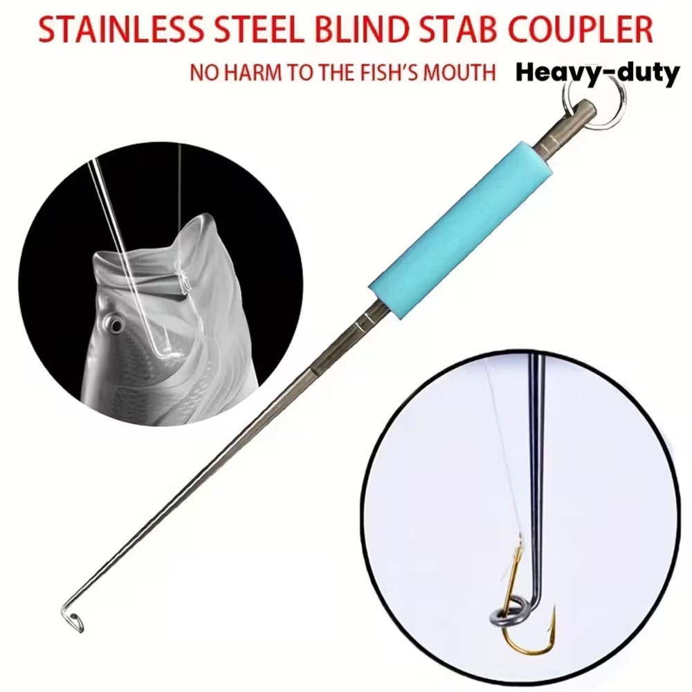 Heavy-Duty Stainless Steel Dee - Fishing Hook Size reseña y precio