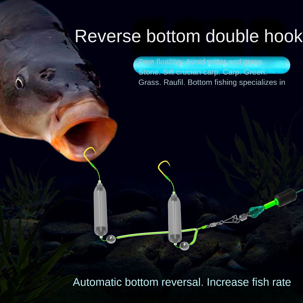 30pcs 2 size Fishing Hair Rigs - Fishing Hook Size reseña y precio