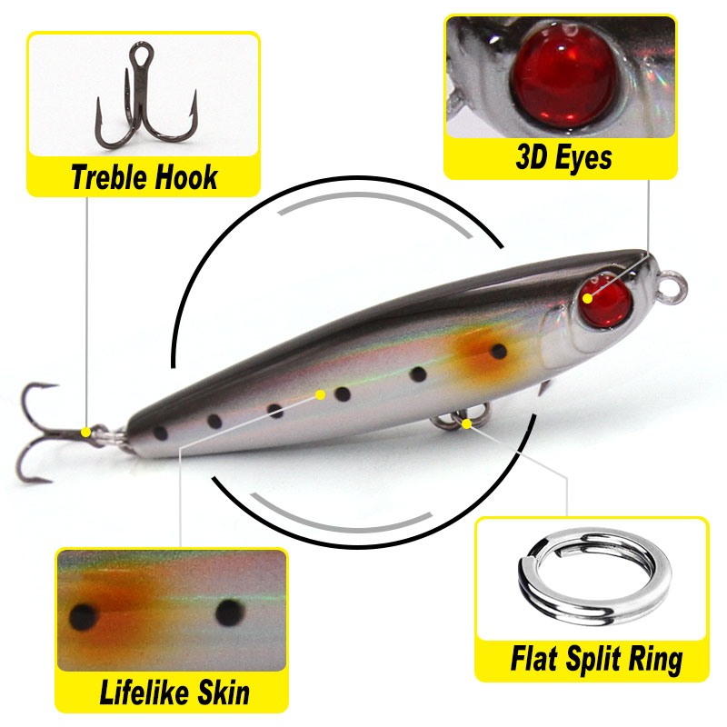 TacklePRO PE05 Pencil lure sti - Fishing Hook Assortment reseña y precio