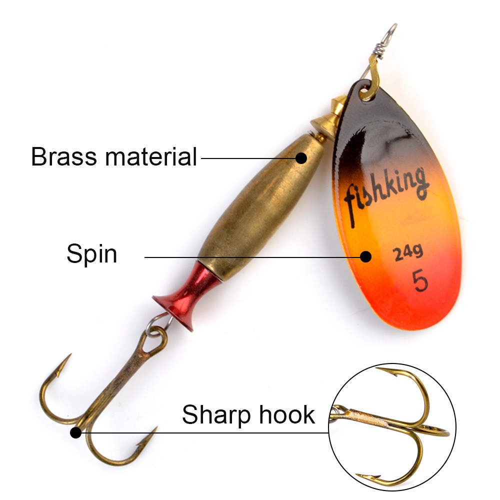 NGB Long Cast Spinner Bait Fis - Fishing Hook Treble reseña y precio