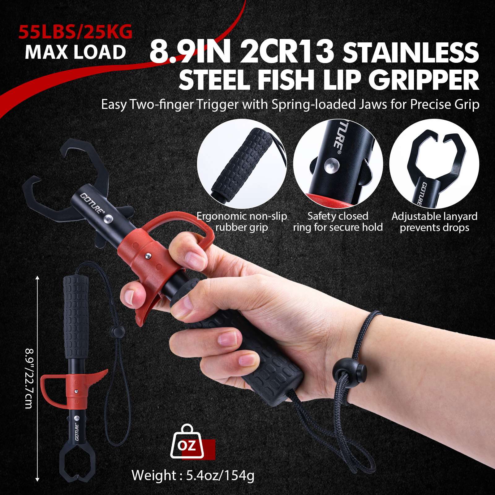 Goture Fishing Tools Combo Mul - Fishing Hook Sharpener reseña y precio
