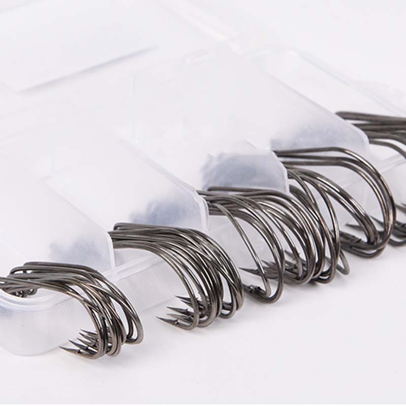 50Pcs/Box High Carbon Steel Fi - Fishing Hook Stainless Steel reseña y precio