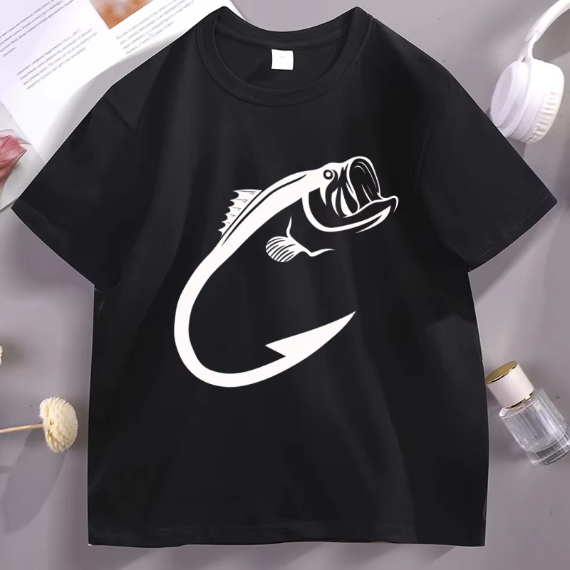 Fishing Hook Graphic T Shirts  - Fishing Hook Size reseña y precio