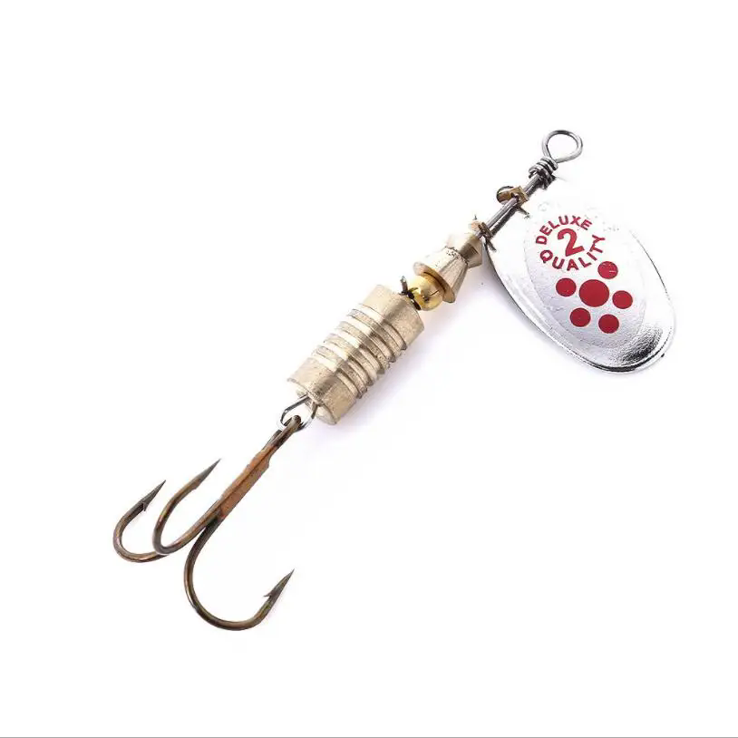1PCS Metal Plating Spinner Bai - Fishing Hook Treble reseña y precio