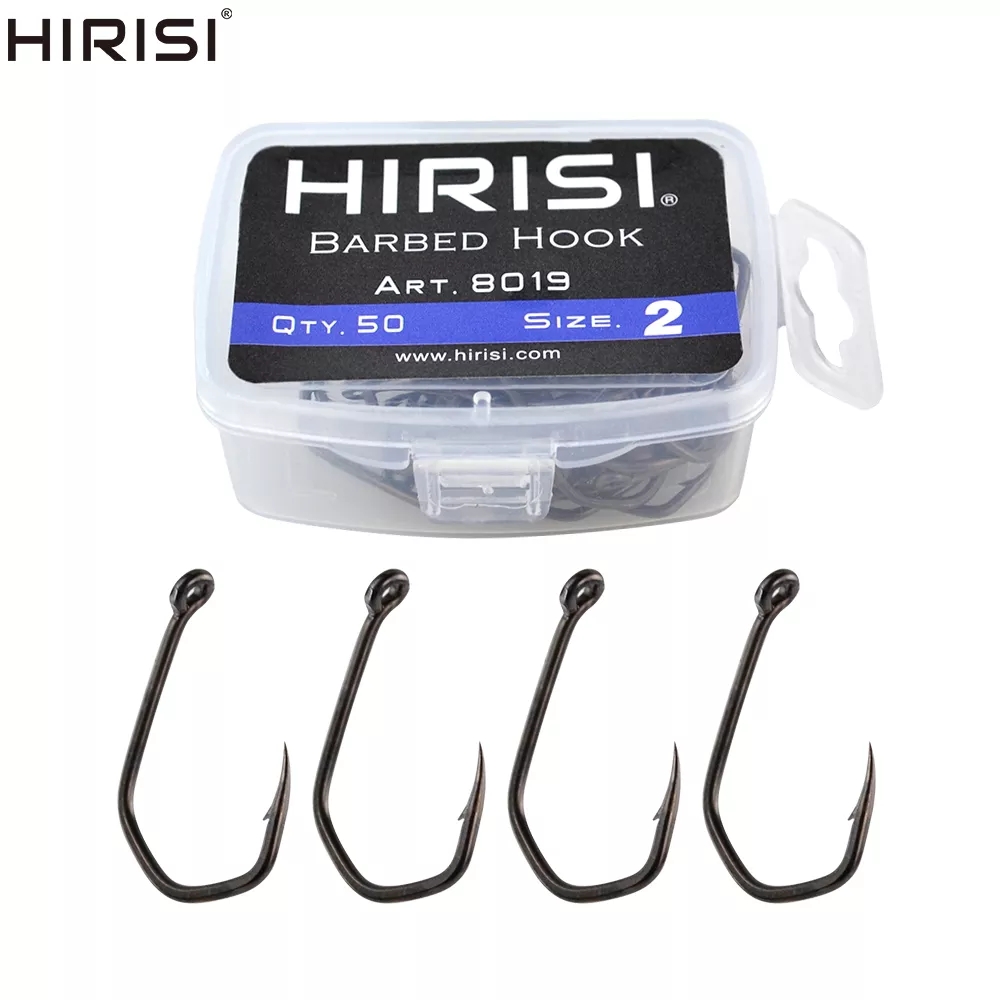 50pcs Carp Fishing Hooks Barbe - Fishing Hook Assortment reseña y precio