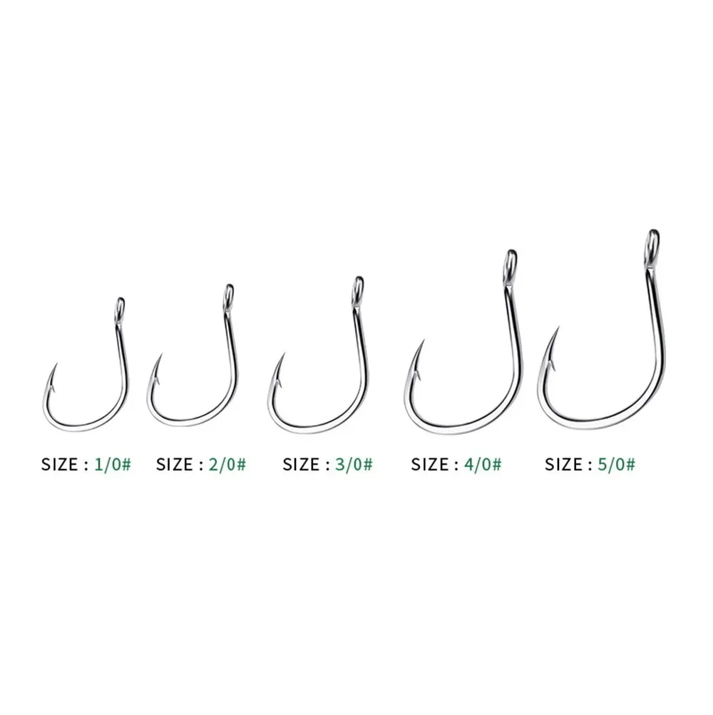 Ring Eye Fishhooks Fishing Hoo - Fishing Hook Circle reseña y precio