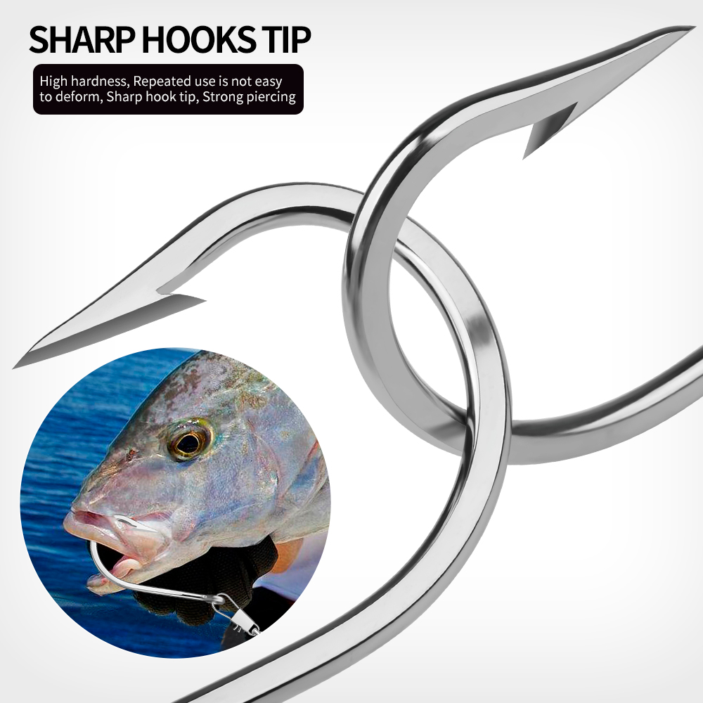 PROBEROS 5pcs Stainless Steel  - Fishing Hook Circle reseña y precio