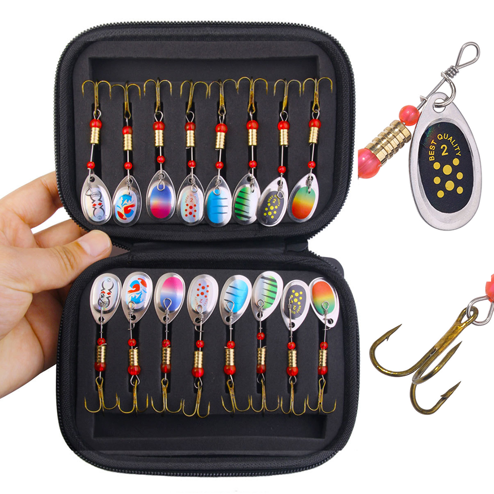 Portabale 16PCS Metal Fishing  - Fishing Hook Treble reseña y precio