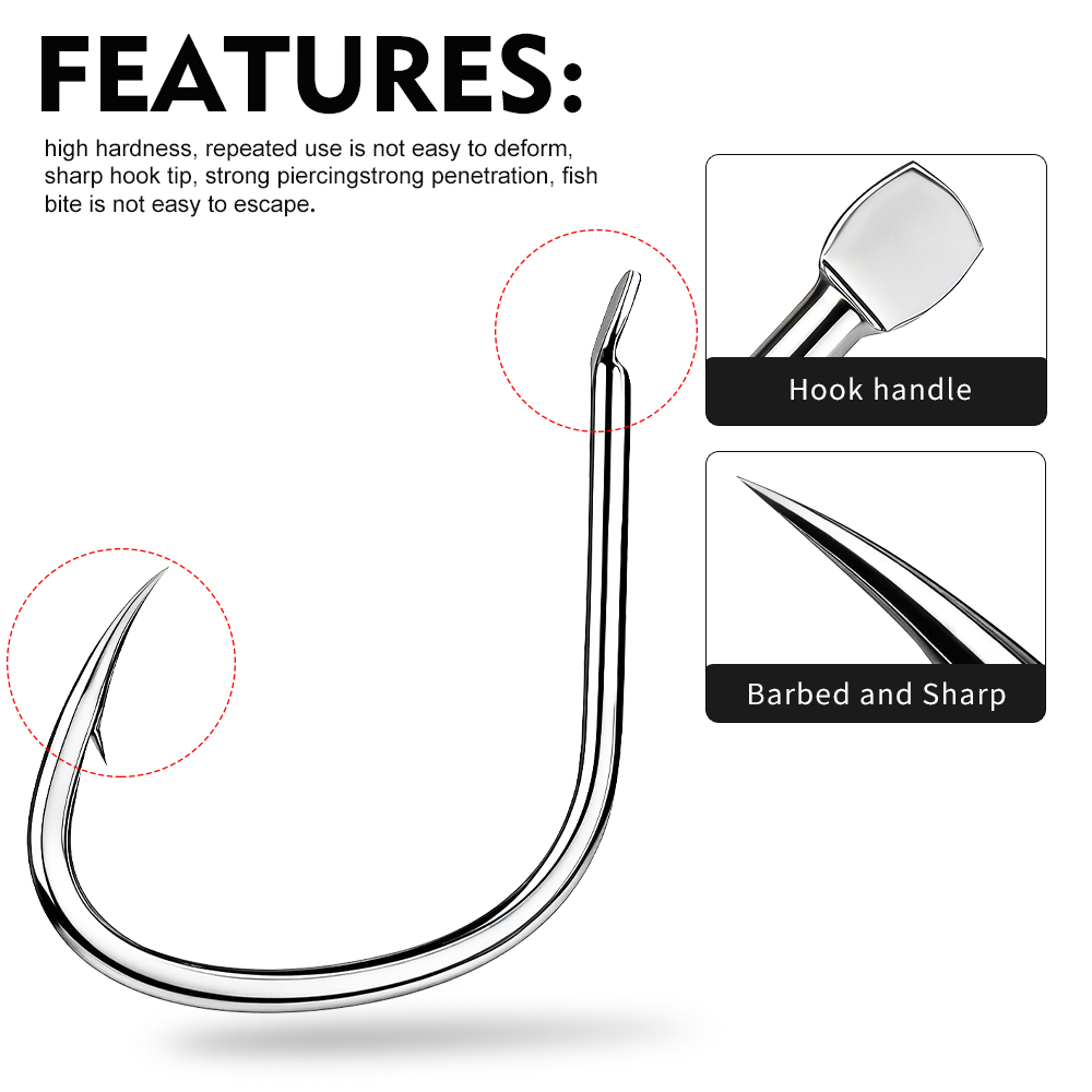 Proberos 20PCS/BOX High Carbon - Fishing Hook Circle reseña y precio