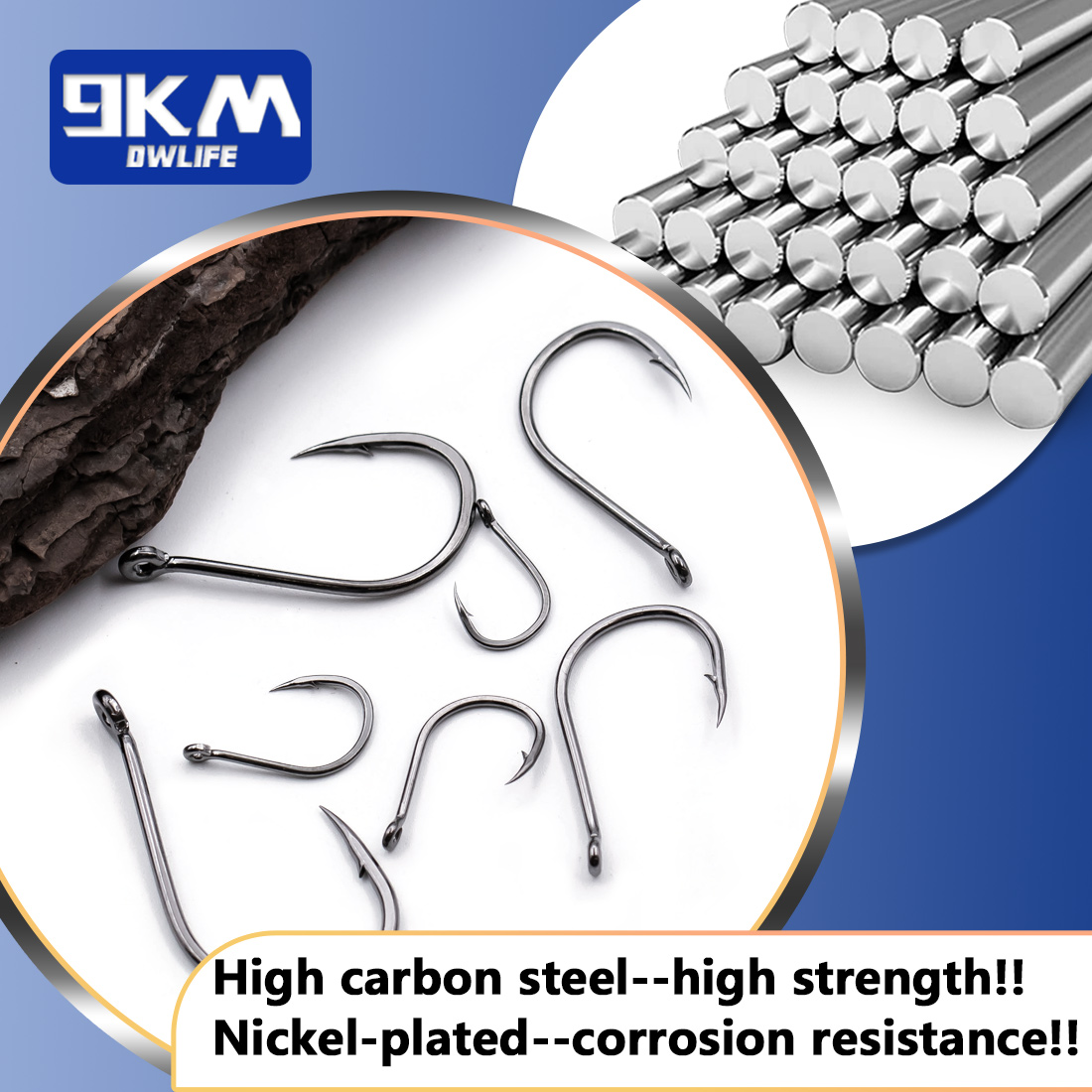 9KM Iseama Fishing Hooks 50~20 - Fishing Hook Circle reseña y precio