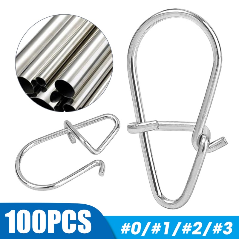 100PCS Stainless Steel Fishing - Fishing Hook Stainless Steel reseña y precio