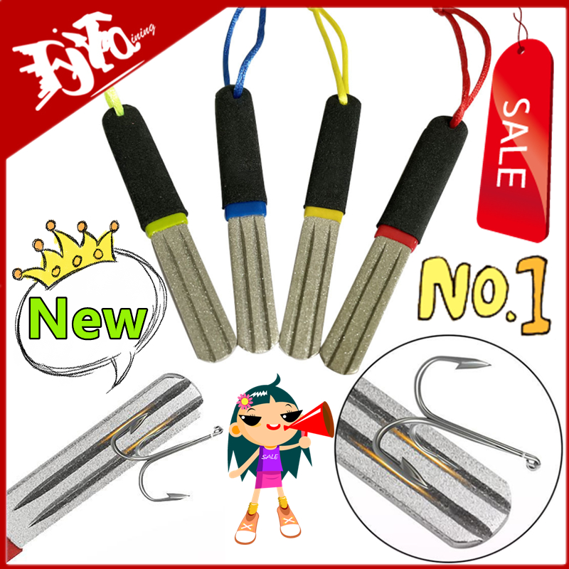 4 Colors Portable Outdoor Doub - Fishing Hook Sharpener reseña y precio